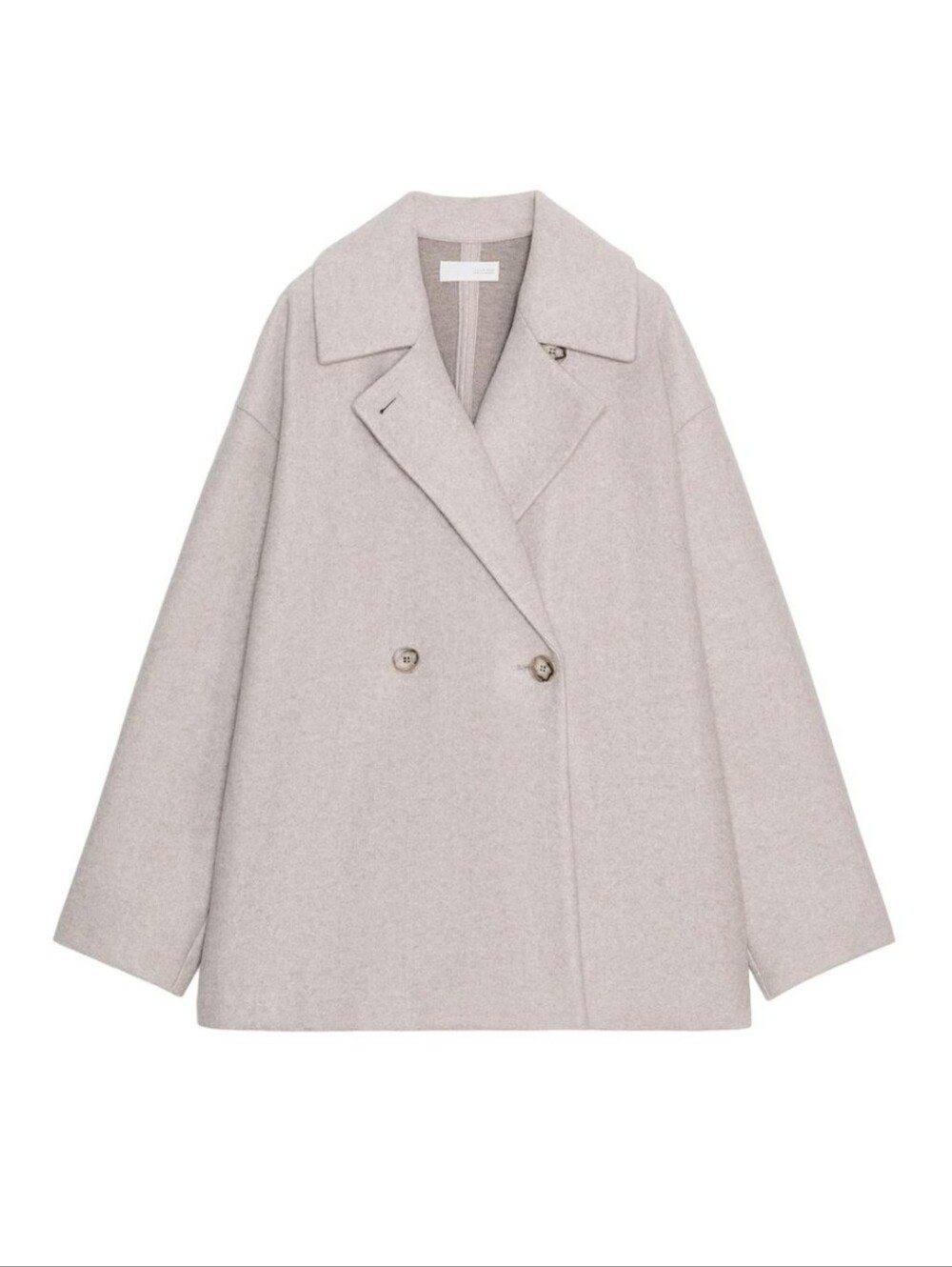 Zara Soft Double-Breasted Coat